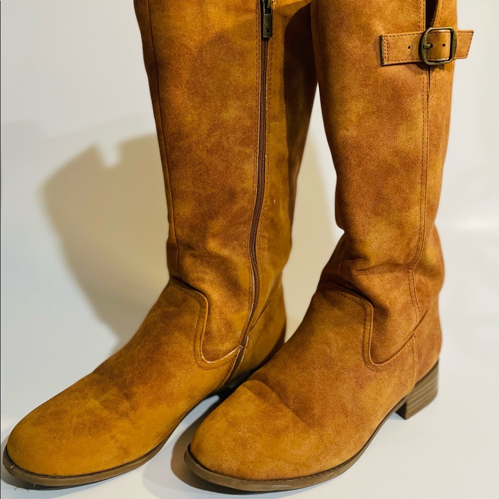 Lucky Brand Brown Suede Boots